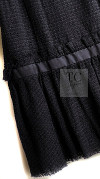 CHANEL 09S Black Tweed Dress 36 シャネル ブラック キャミソール ツイード ワンピース 冠婚葬祭 即発