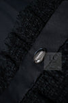 CHANEL 09S Black Tweed Dress 36 シャネル ブラック キャミソール ツイード ワンピース 冠婚葬祭 即発 - TC JAPAN