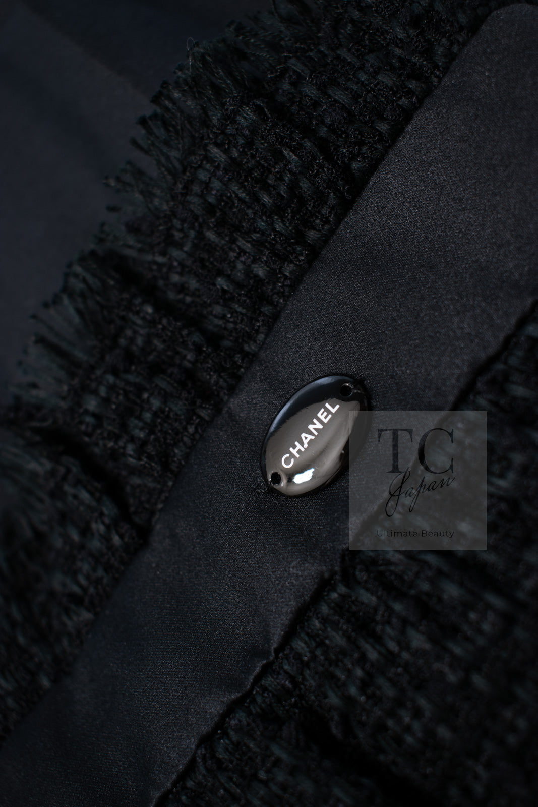 CHANEL 09S Black Tweed Dress 36 シャネル ブラック キャミソール ツイード ワンピース 冠婚葬祭 即発 - TC JAPAN