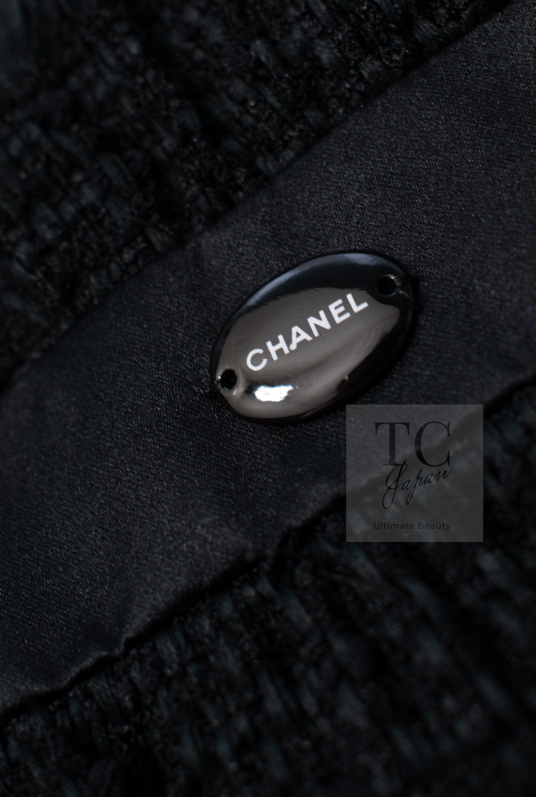 CHANEL 09S Black Tweed Dress 36 シャネル ブラック キャミソール ツイード ワンピース 冠婚葬祭 即発