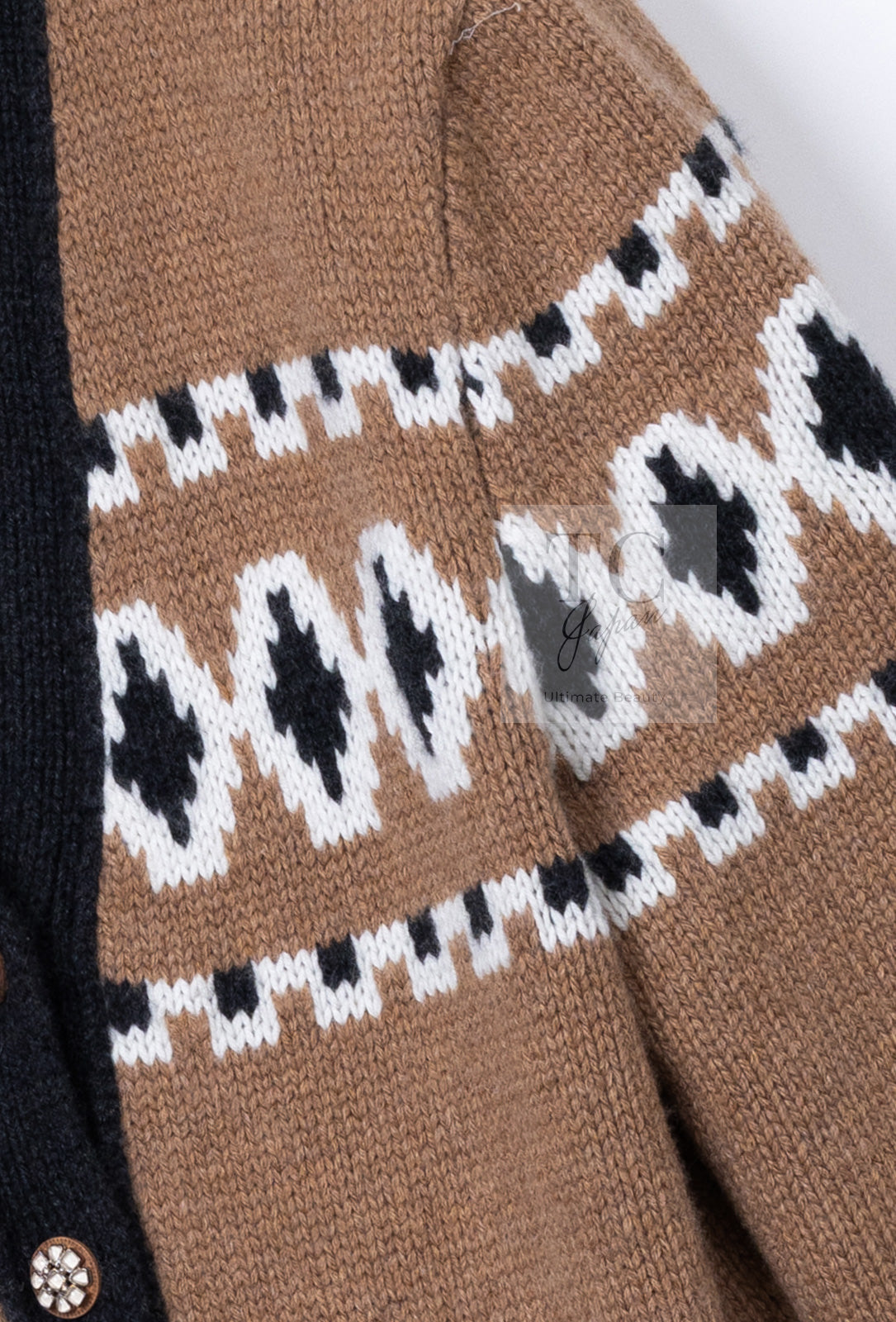 シャネル ワンピース CHANEL 19A カシミヤ ウール スパンコール ニット