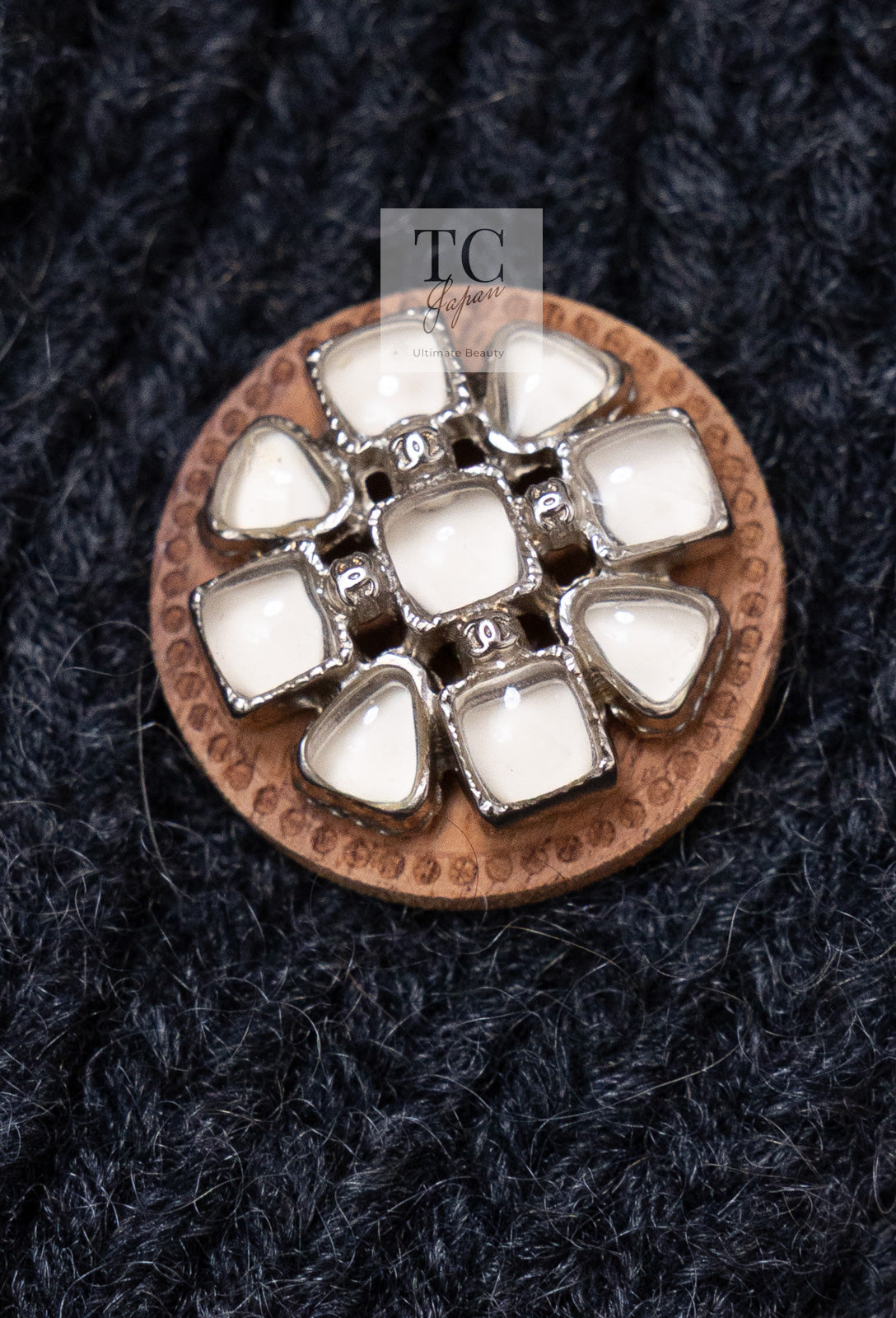 シャネル ワンピース CHANEL 19A カシミヤ ウール スパンコール ニット
