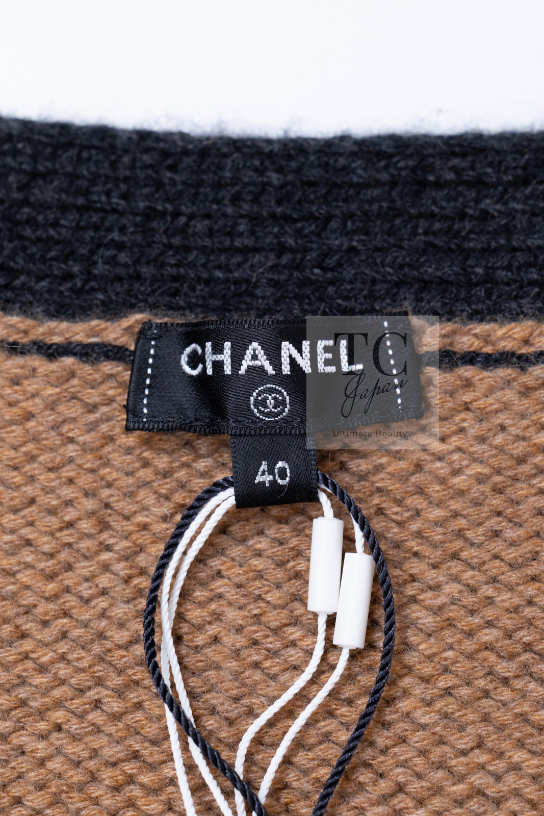 CHANEL 19A Cashmere Wool Sequin Knit Thick Dress 40 シャネル カシミア ウール スパンコール ストレッチ ざっくり ニット ワンピース 即発