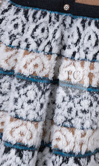 CHANEL 19A Cashmere Wool Sequin Knit Thick Dress 40 シャネル カシミア ウール スパンコール ストレッチ ざっくり ニット ワンピース 即発