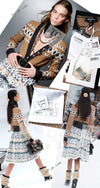 CHANEL 19A Cashmere Wool Sequin Knit Thick Dress 40 シャネル カシミア ウール スパンコール ストレッチ ざっくり ニット ワンピース 即発