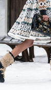 CHANEL 19A Cashmere Wool Sequin Knit Thick Dress 40 シャネル カシミア ウール スパンコール ストレッチ ざっくり ニット ワンピース 即発