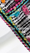 CHANEL 15S Multicolor Keira Knightley CC Logo Tweed Dress 38 シャネル マルチカラー キーラナイトレイ着 ツイード ワンピース 即発