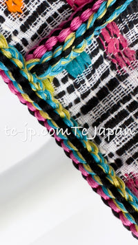 CHANEL 15S Multicolor Keira Knightley CC Logo Tweed Dress 38 シャネル マルチカラー キーラナイトレイ着 ツイード ワンピース 即発