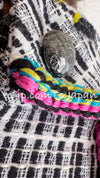 CHANEL 15S Multicolor Keira Knightley CC Logo Tweed Dress 38 シャネル マルチカラー キーラナイトレイ着 ツイード ワンピース 即発