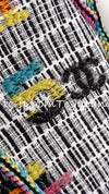 CHANEL 15S Multicolor Keira Knightley CC Logo Tweed Dress 38 シャネル マルチカラー キーラナイトレイ着 ツイード ワンピース 即発