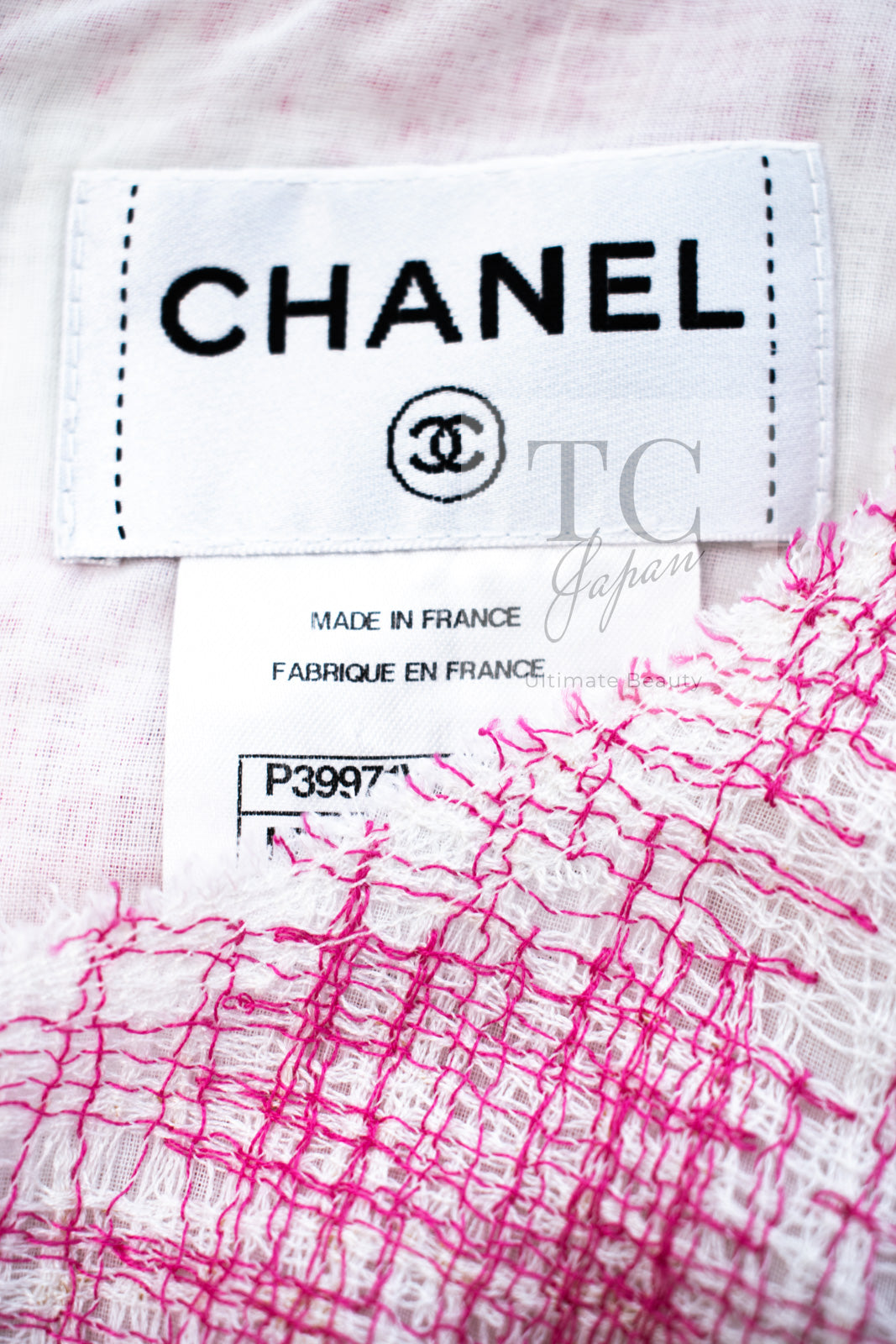 CHANEL 11C Barbie Pink White Cotton Summer Dress 38 シャネル バービー ピンク ホワイト コットン サマー ワンピース 即発
