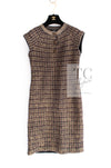 CHANEL 11PF Black Gold Metallic Cashmere Wool Knit Dress 36 シャネル ブラック ゴールド メタリック カシミア ウール ニット ワンピース 即発