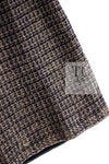 CHANEL 11PF Black Gold Metallic Cashmere Wool Knit Dress 36 シャネル ブラック ゴールド メタリック カシミア ウール ニット ワンピース 即発