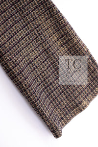 CHANEL 11PF Black Gold Metallic Cashmere Wool Knit Dress 36 シャネル ブラック ゴールド メタリック カシミア ウール ニット ワンピース 即発