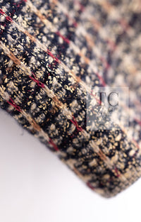 CHANEL 11PF Black Gold Metallic Cashmere Wool Knit Dress 36 シャネル ブラック ゴールド メタリック カシミア ウール ニット ワンピース 即発