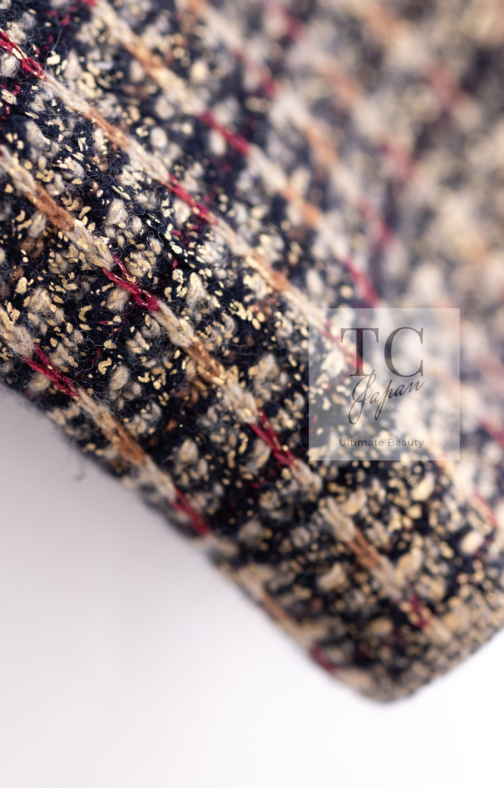 CHANEL 11PF Black Gold Metallic Cashmere Wool Knit Dress 36 シャネル ブラック ゴールド メタリック カシミア ウール ニット ワンピース 即発