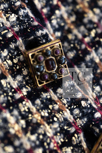 CHANEL 11PF Black Gold Metallic Cashmere Wool Knit Dress 36 シャネル ブラック ゴールド メタリック カシミア ウール ニット ワンピース 即発