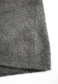 CHANEL 09A Gray Wool Cashmere CC Logo Knit Dress 34 シャネル グレー ウール カシミア CC ロゴ ココマーク ニット ワンピース 即発