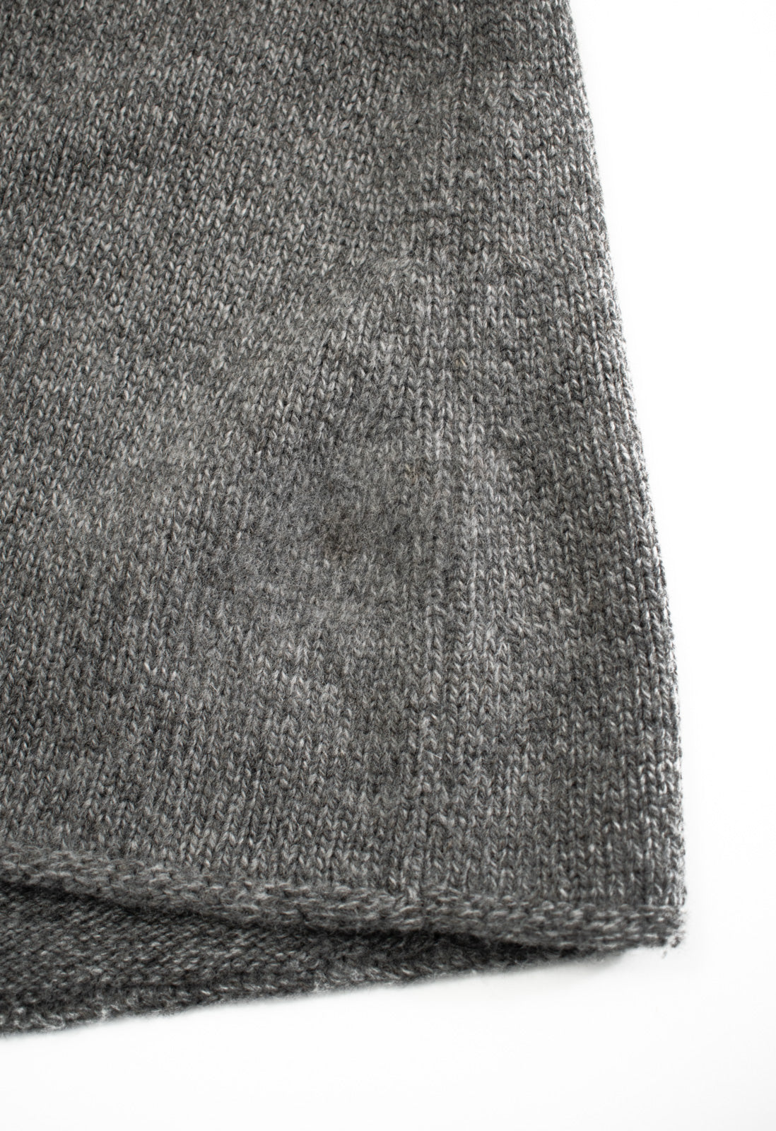 CHANEL 09A Gray Wool Cashmere CC Logo Knit Dress 34 シャネル グレー ウール カシミア CC ロゴ ココマーク ニット ワンピース 即発