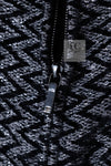 CHANEL 15A Gray Black Metallic Zipper Dress Coat 36 シャネル グレー ブラック メタリック ジッパー ツイード ワンピース コート 即発