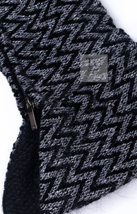 CHANEL 15A Gray Black Metallic Zipper Dress Coat 36 シャネル グレー ブラック メタリック ジッパー ツイード ワンピース コート 即発