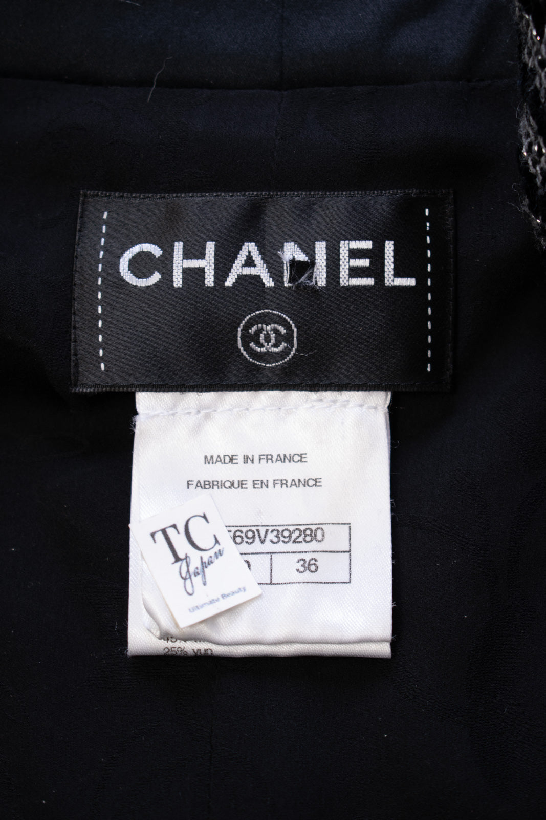 CHANEL 15A Gray Black Metallic Zipper Dress Coat 36 シャネル グレー ブラック メタリック ジッパー ツイード ワンピース コート 即発