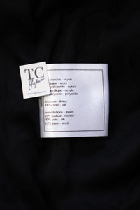 CHANEL 15A Gray Black Metallic Zipper Dress Coat 36 シャネル グレー ブラック メタリック ジッパー ツイード ワンピース コート 即発