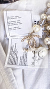 CHANEL 10S Ivory White Camellia Lace Party Strapless Dress 34 シャネル アイボリー ホワイト カメリア レース パーティー ワンピース ドレス 即発