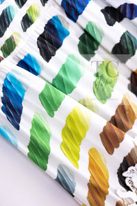 CHANEL 14S Rainbow Multicolor Silk 100% Dress 36 シャネル レインボー マルチカラー シルク 100% ワンピース 即発