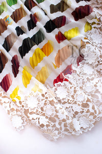 CHANEL 14S Rainbow Multicolor Silk 100% Dress 36 シャネル レインボー マルチカラー シルク 100% ワンピース 即発
