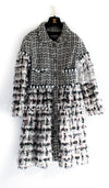 CHANEL 10A Multicolor Silk Fantasy Fur Tweed Coat 38 シャネル マルチカラー シルク ファンタジー ファー ツイード コート 即発