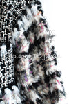 CHANEL 10A Multicolor Silk Fantasy Fur Tweed Coat 38 シャネル マルチカラー シルク ファンタジー ファー ツイード コート 即発