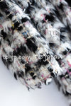 CHANEL 10A Multicolor Silk Fantasy Fur Tweed Coat 38 シャネル マルチカラー シルク ファンタジー ファー ツイード コート 即発