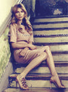 CHANEL 12S Black Wool Leelee Sobieski Tweed Dress 44 シャネル ブラック ウール ココボタン ツイード ドレス ワンピース 即発