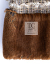 CHANEL 10A Brown Beige Fantasy Fur Tweed Dress 44 シャネル ブラウン ベージュ ファンタジー ファー ツイード ワンピース 即発