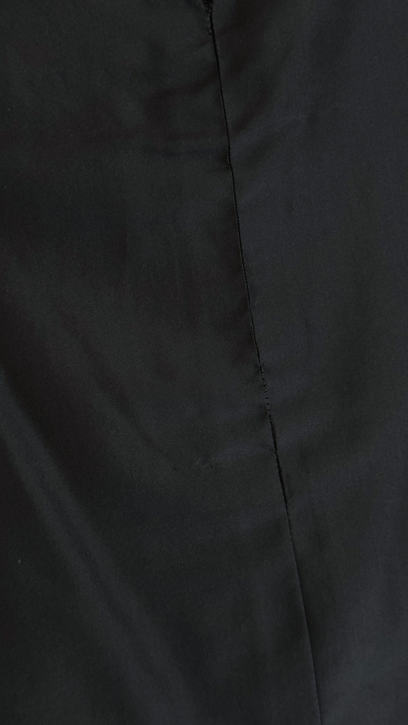 CHANEL 00A Navy Rhinestone Trim Tweed Jacket Skirt Suit 36 38 シャネル ネイビー ラインストーン トリム ツイード ジャケット スカート スーツ 即発