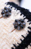 CHANEL 06PF Ivory Black Trim Boucle Tweed Jacket 38 シャネル アイボリー ブラック トリミング ブークレ ツイード ジャケット 即発