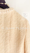 CHANEL 06PF Creme Ivory Wool Mohair Silk Gripoix Tweed Jacket 36 シャネル クリーム アイボリー ウール モヘア シルク グリポワ宝石ボタン ツイード ジャケット 即発