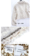 CHANEL 05A Ivory Wool Tweed Jacket Skirt Suit 38 シャネル モナコ王妃 アイボリー ウール ツイード ジャケット スカート スーツ 即発