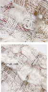 CHANEL 05A Ivory Wool Tweed Jacket Skirt Suit 38 シャネル モナコ王妃 アイボリー ウール ツイード ジャケット スカート スーツ 即発