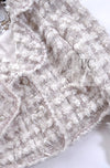 CHANEL 05A Ivory Wool Tweed Jacket Skirt Suit 38 シャネル モナコ王妃 アイボリー ウール ツイード ジャケット スカート スーツ 即発