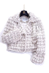 CHANEL 05A Ivory Wool Tweed Jacket Skirt Suit 38 シャネル モナコ王妃 アイボリー ウール ツイード ジャケット スカート スーツ 即発