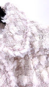 CHANEL 05A Ivory Wool Tweed Jacket Skirt Suit 38 シャネル モナコ王妃 アイボリー ウール ツイード ジャケット スカート スーツ 即発