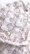 CHANEL 05A Ivory Wool Tweed Jacket Skirt Suit 38 シャネル モナコ王妃 アイボリー ウール ツイード ジャケット スカート スーツ 即発