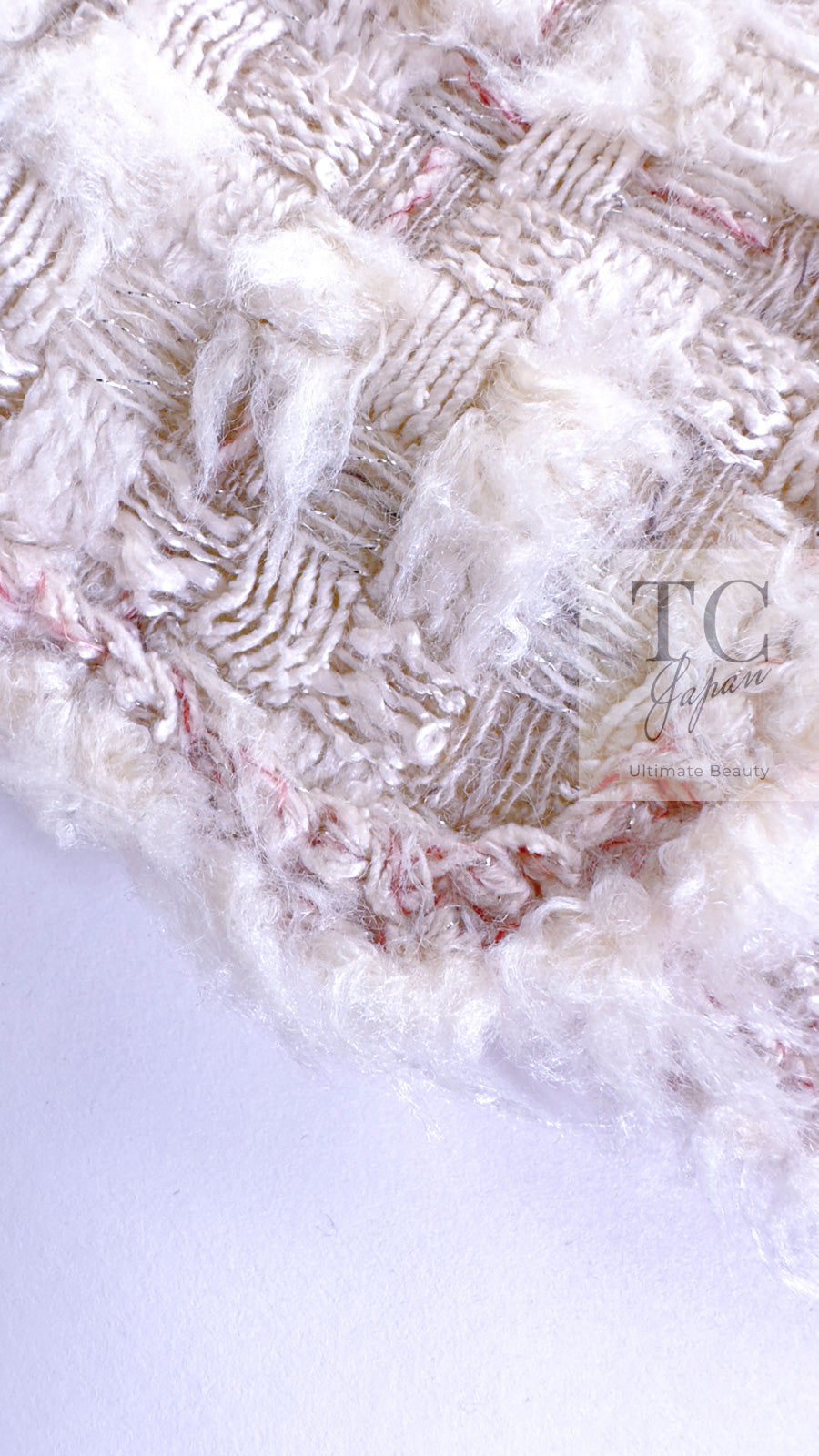 CHANEL 05A Ivory Gray Wool Tweed Jacket 40 シャネル アイボリー グレー ウール ツイード ジャケット モナコ王妃 即発 - TC JAPAN