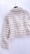 CHANEL 05A Ivory Wool Tweed Jacket Skirt Suit 38 シャネル モナコ王妃 アイボリー ウール ツイード ジャケット スカート スーツ 即発