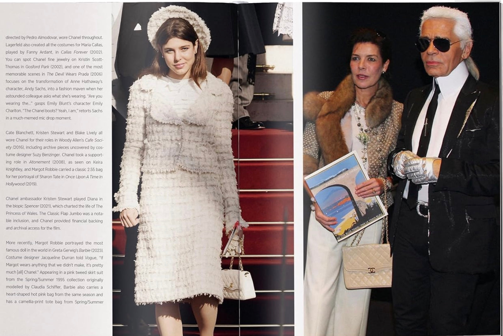 CHANEL 05A Ivory Wool Tweed Jacket Skirt Suit 38 シャネル モナコ王妃 アイボリー ウール ツイード ジャケット スカート スーツ 即発