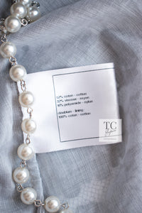 CHANEL 14C Navy White Camellia Lace Tops 36 シャネル ネイビー ホワイト カメリア レース トップス 即発