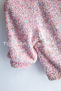 CHANEL 16C pink sequin women's sweater / シャネル レディース ピンク スパンコール セーター