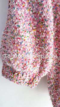 CHANEL 16C pink sequin women's sweater / シャネル レディース ピンク スパンコール セーター